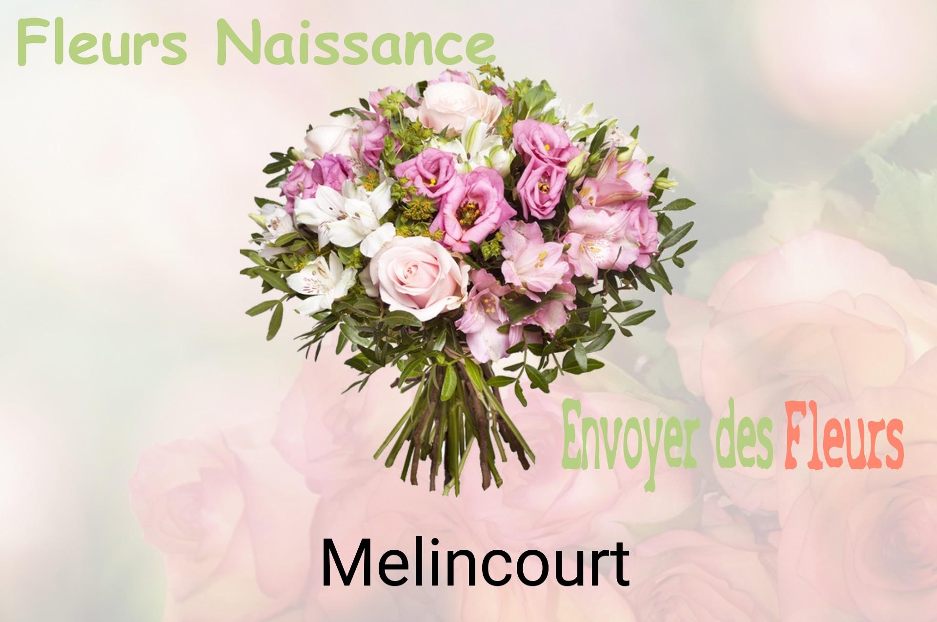 Bouquet de fleurs de naissance livré à Melincourt